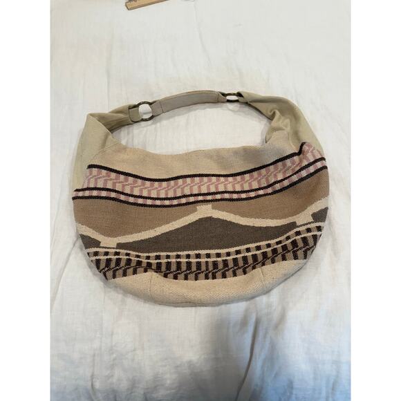 American Eagle Outfitters Printed Canvas Cotton Hobo Shoulder Bag Multicolor - Picture 2 of 15